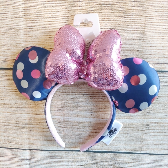 Disney Parks Polka Dots Minnies Ears with Bow - Picture 2 of 6